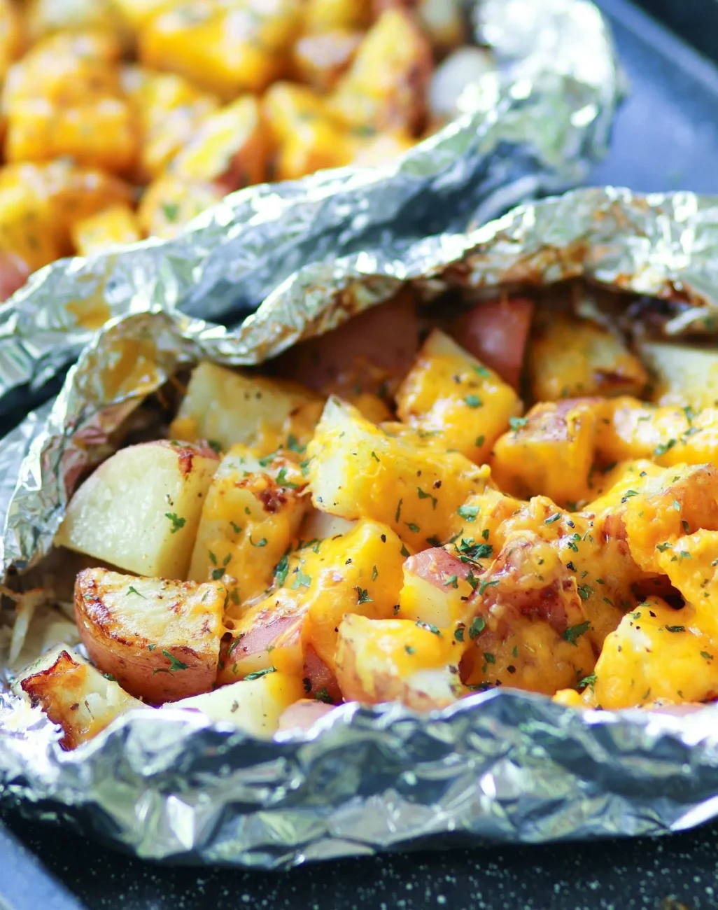 Foil Packet Grilled Potatoes