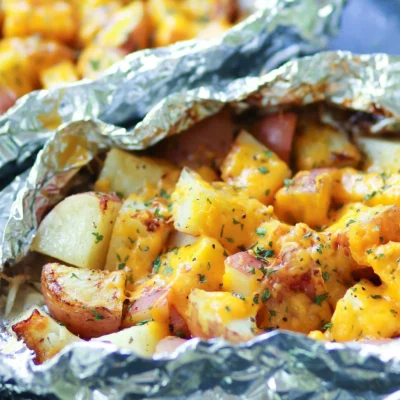 Foil Packet Grilled Potatoes