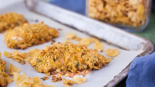 Freezer Ready Cornflake Chicken Fingers