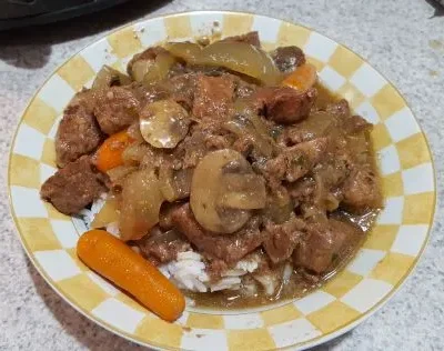 French Beef Burgundy For The Crock Pot