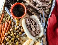 French Dip Roast Beef For The Crock Pot