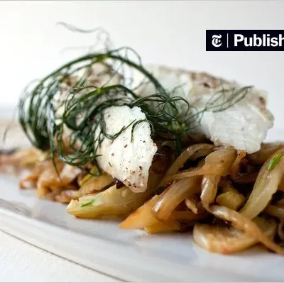 French Style Roasted Perch With Fennel