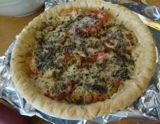 French Tomato Mustard Pie