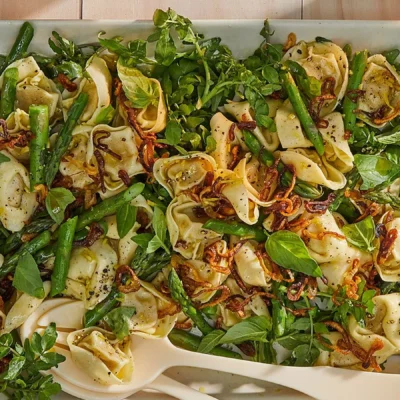 Fresh Basil Tortellini Salad