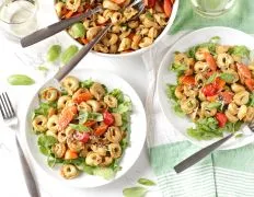 Fresh Basil Tortellini Salad