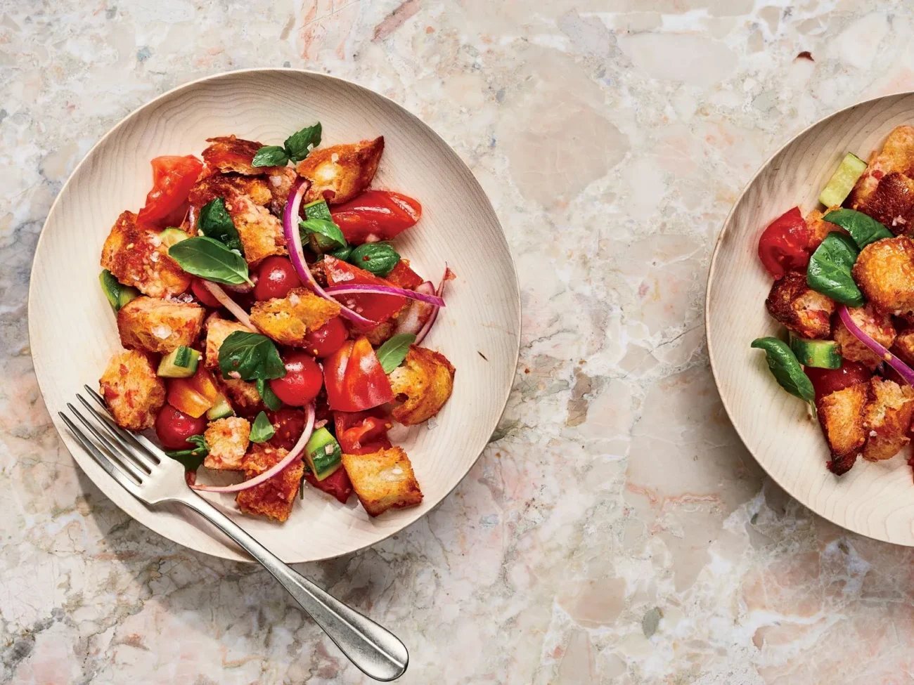 Fresh Basil and Tomato Salad with Aged Balsamic Drizzle