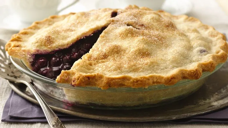 Fresh Blueberry Pie