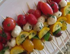 Fresh Caprese Vegetable Kabobs