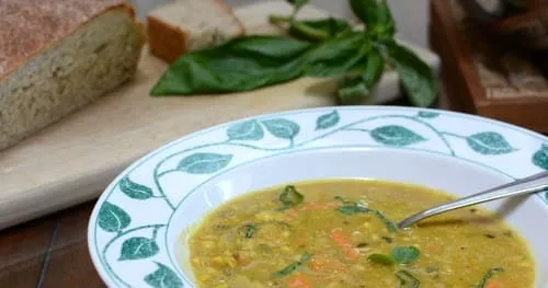 Fresh Curried Corn Soup