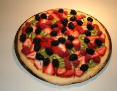 Fresh Fruit Pizza With Lemon Curd 5 Ww Pts.