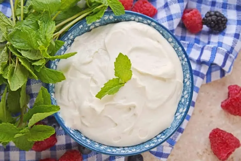 Fresh Fruit With Greek Yogurt Dip/Dressing