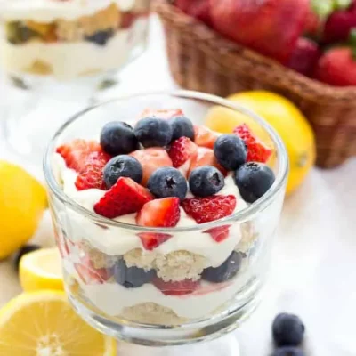 Fresh Lemon And Cream Cheese Trifle