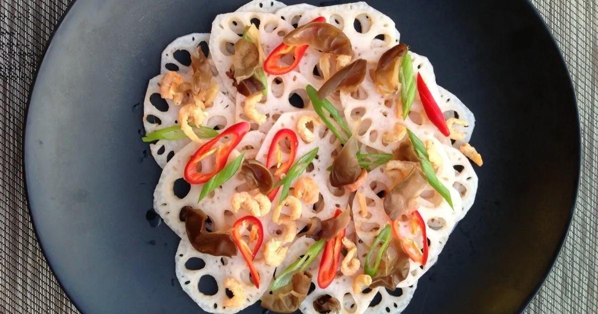 Fresh Lotus Root Salad