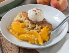 Fresh Peach Cobbler Or Berry Cobbler