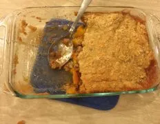 Fresh Peach Crumble