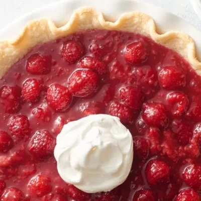 Fresh Raspberry Pie