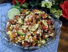 Fresh Salsa With Avocado And Black Beans