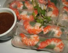 Fresh Spring Rolls With Shrimp For Two