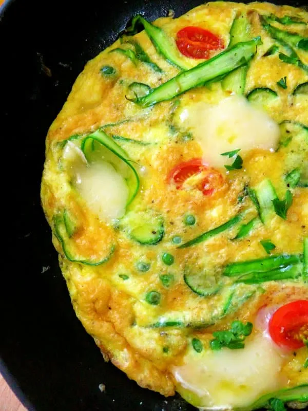 Fresh Spring Vegetable Frittata Recipe