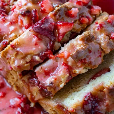 Fresh Strawberries And Cream Bread