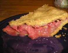 Fresh Strawberry Rhubarb Pie