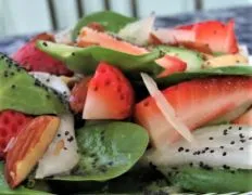 Fresh Strawberry Spinach Salad