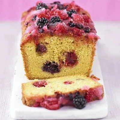 Fresh Summer Berry Delight Cake