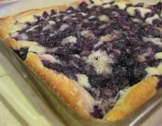 Fresh Summer Blueberry Cobbler