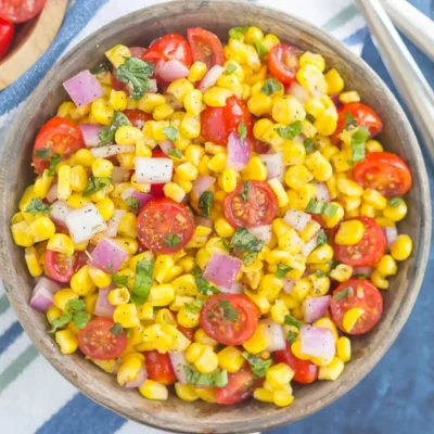 Fresh Tomato And Corn Salad