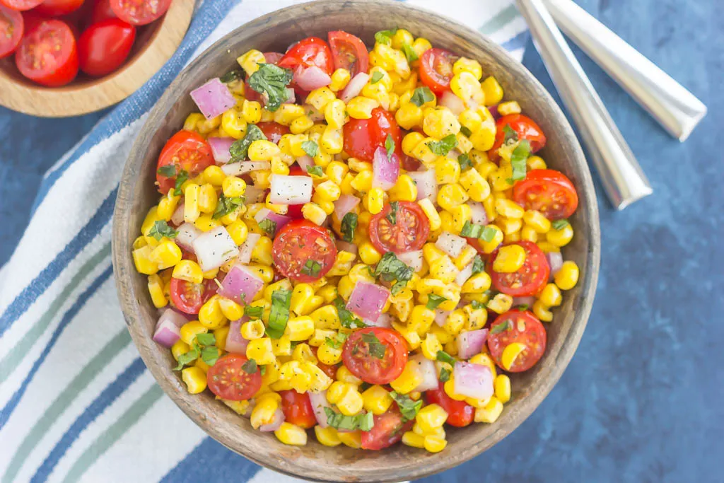 Fresh Tomato And Corn Salad