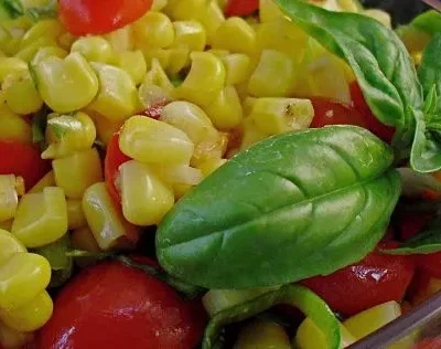 Fresh Tomato And Corn Salad