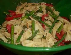 Fresh Tomato Basil Asparagus Pasta Salad