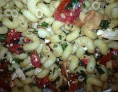 Fresh Tomato Basil Pasta With Feta