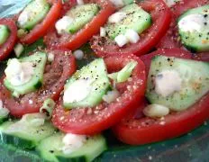 Fresh Tomato And Cucumber Salad Recipe