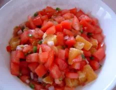 Fresh Tomato and Orange Salsa: A Zesty Side Dish Recipe