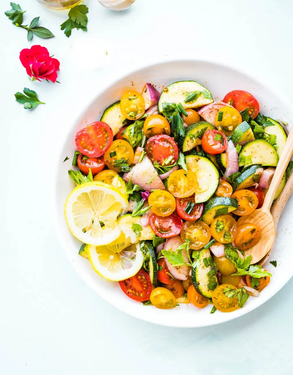 Fresh Tomato and Zucchini Salad Recipe: A Vibrant Summer Side Dish