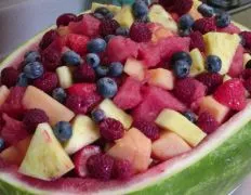 Fresh Watermelon And Fruit Salad