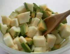 Fresh Zucchini And Creamy Avocado Salad Recipe