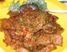 Fried Calf Liver Sudanese Style