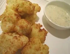 Fried Cauliflower With Tahini Sauce