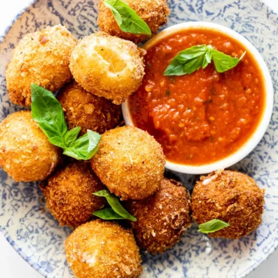 Fried Cheese Ball Appetizers