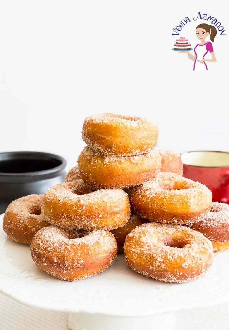 Fried Cinnamon Sugar Doughnuts