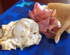 Fried Egg With Ham