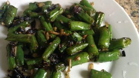 Fried Green Beans With Coconut