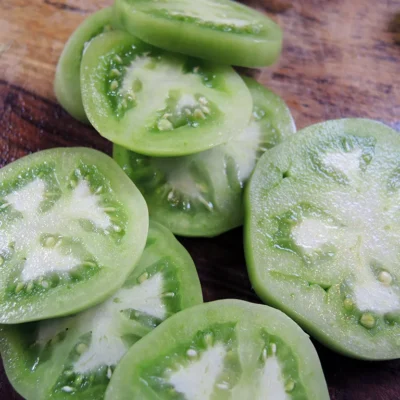 Fried Green Tomatoes With Creamy