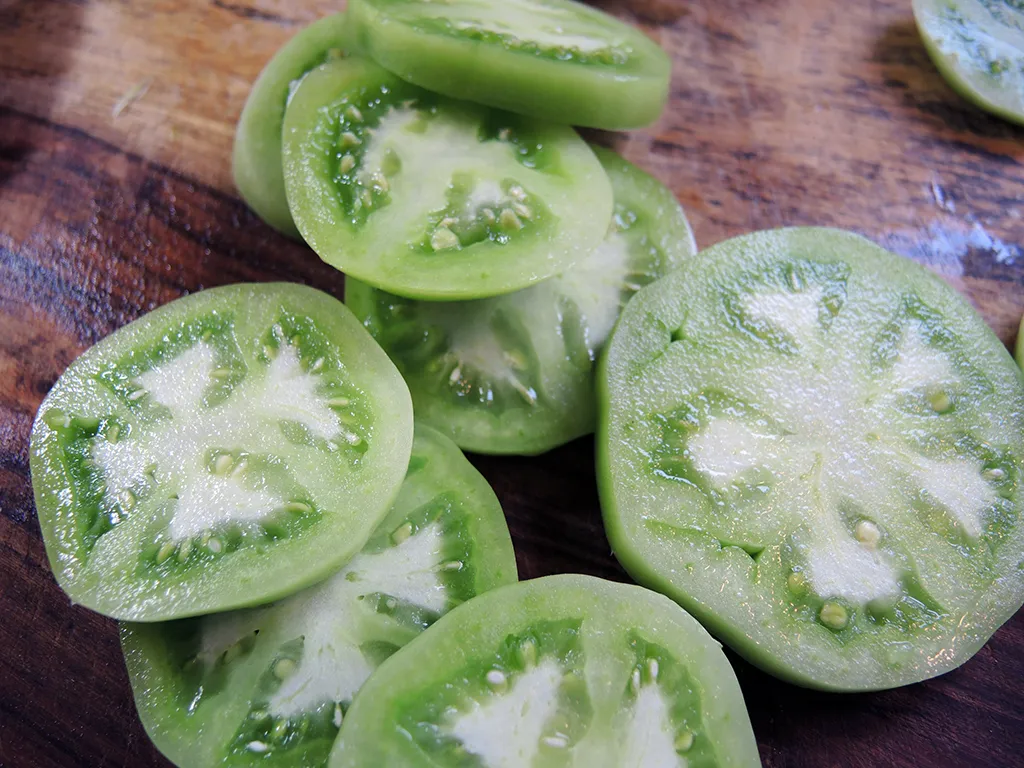 Fried Green Tomatoes With Creamy