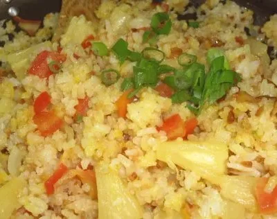 Fried Pineapple Rice Vegan