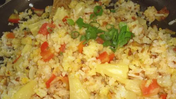 Fried Pineapple Rice Vegan