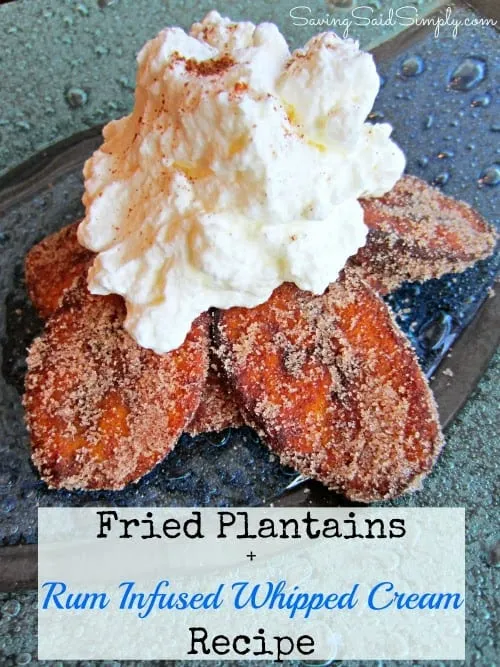 Fried Plantains With Powdered Sugar…And Rum