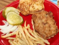 Fried Pork Tenderloin Sandwich A